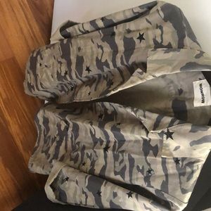 Monroe camouflage jacket/ shirt with stars.